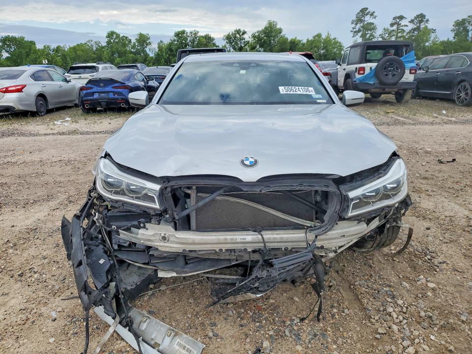 2017 BMW 7er VIN WBA7F2C57HG421875 COPART salvage auction — FRONT END, Tx - Salvage Vehicle Title, sold $3,150 on 2026-07-14 (photo 5)