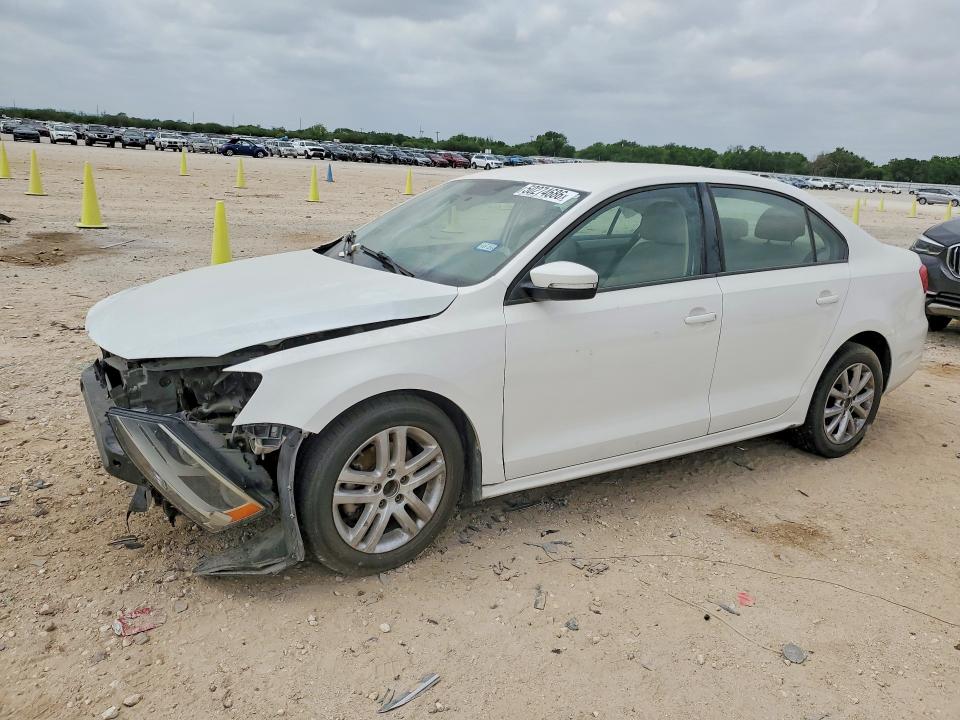 2012 Volkswagen Jetta VIN 3VWDP7AJ3CM374307 COPART salvage auction — FRONT END, Tx - Salvage Vehicle Title, sold $175 on 2026-07-09 (photo 1)