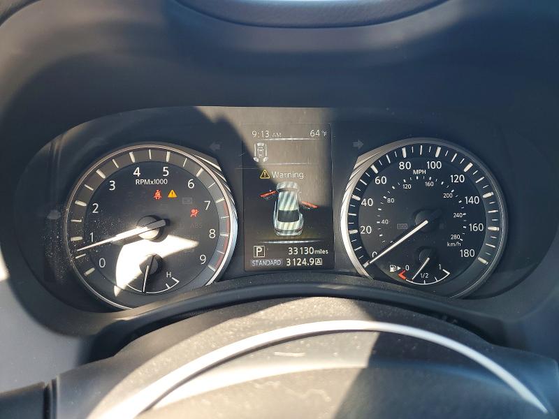 2023 Infiniti Q50 VIN JN1EV7BP3PM512643 COPART salvage auction — SIDE, Salvage Title, sold $7,700 on 2026-08-06 (photo 9)