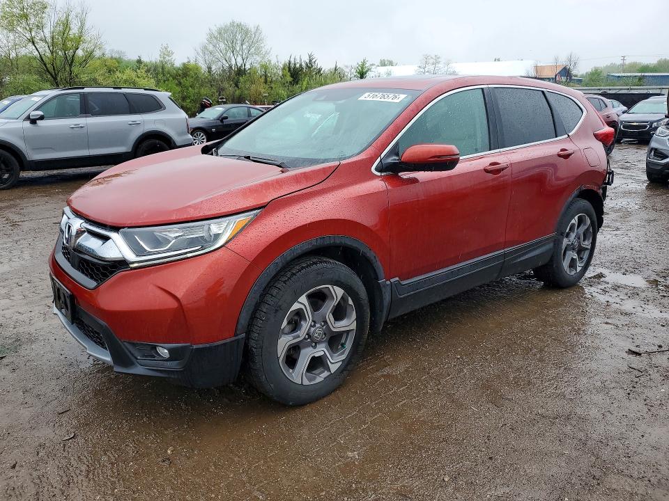 2017 Honda Cr-v VIN 5J6RW2H58HL046147 COPART salvage auction — REAR END, Oh - Cert Of Title-Salvage, sold $6,600 on 2026-07-02 (photo 1)