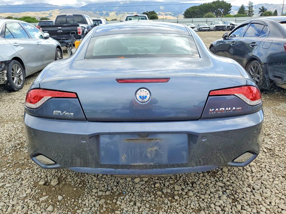 2012 Fisker Karma VIN YH4K14AA8CA000868 COPART salvage auction — MINOR DENT/SCRATCHES, Salvage Title, sold $400 on 2026-07-30 (photo 6)