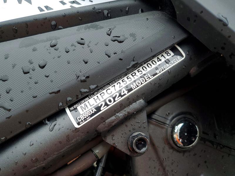 2024 Honda Cb VIN MLHPC7255R5000418 COPART salvage auction — FRONT END, Ar - Certificate Of Title, sold $625 on 2026-07-02 (photo 9)