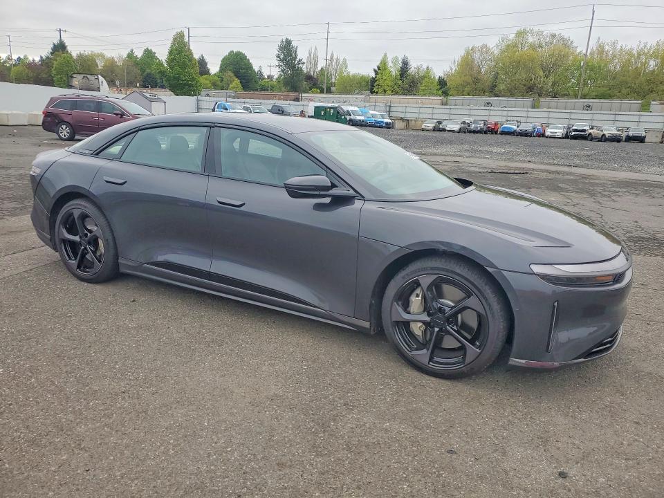 2024 Lucid VIN 50EA1PGA9RA006438 COPART salvage auction — SIDE, Or - Salvage Title Certificate, sold $14,100 on 2026-07-27 (photo 4)