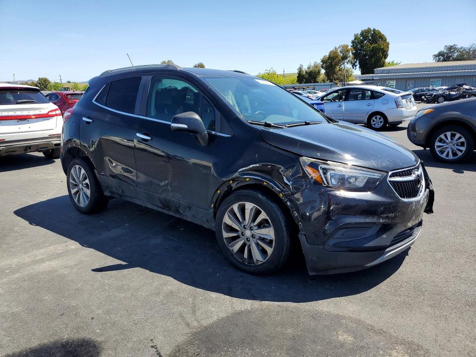 2017 Buick Encore VIN KL4CJASBXHB218696 COPART salvage auction — FRONT END, Salvage Title, sold $625 on 2026-07-20 (photo 4)