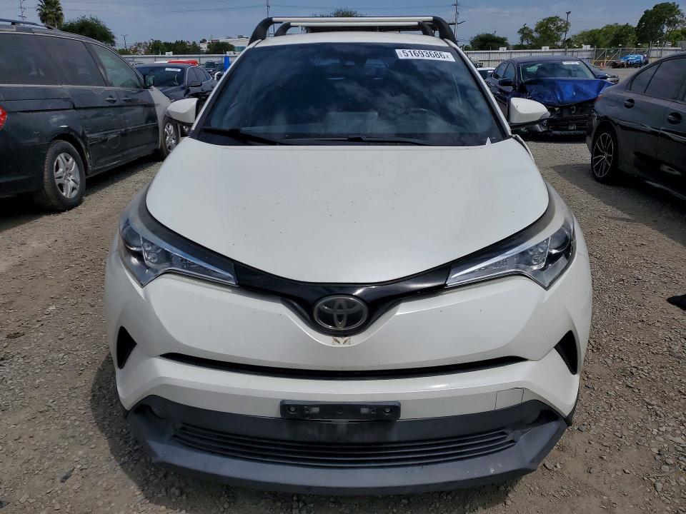 2018 Toyota C-hr VIN NMTKHMBX6JR054774 COPART salvage auction — FRONT END, CA - SALVAGE CERTIFICATE, sold $200 on 2026-07-31 (photo 5)