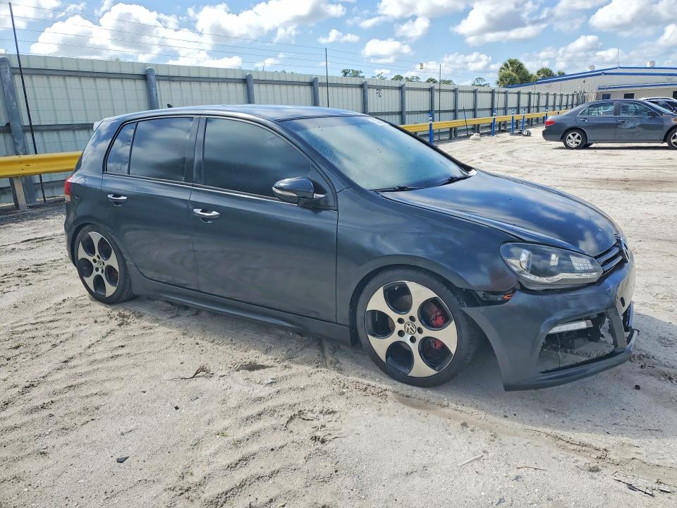2010 Volkswagen Gti VIN WVWGV7AJXAW313569 COPART salvage auction — FRONT END, FL - CERT OF TITLE SLVG REBUILDABLE, sold $900 on 2026-07-15 (photo 4)