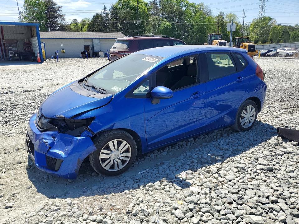 2017 Honda Fit VIN JHMGK5H5XHS001919 COPART salvage auction — FRONT END, Nc - Salvage Certificate Of Title, sold $150 on 2026-07-22 (photo 1)
