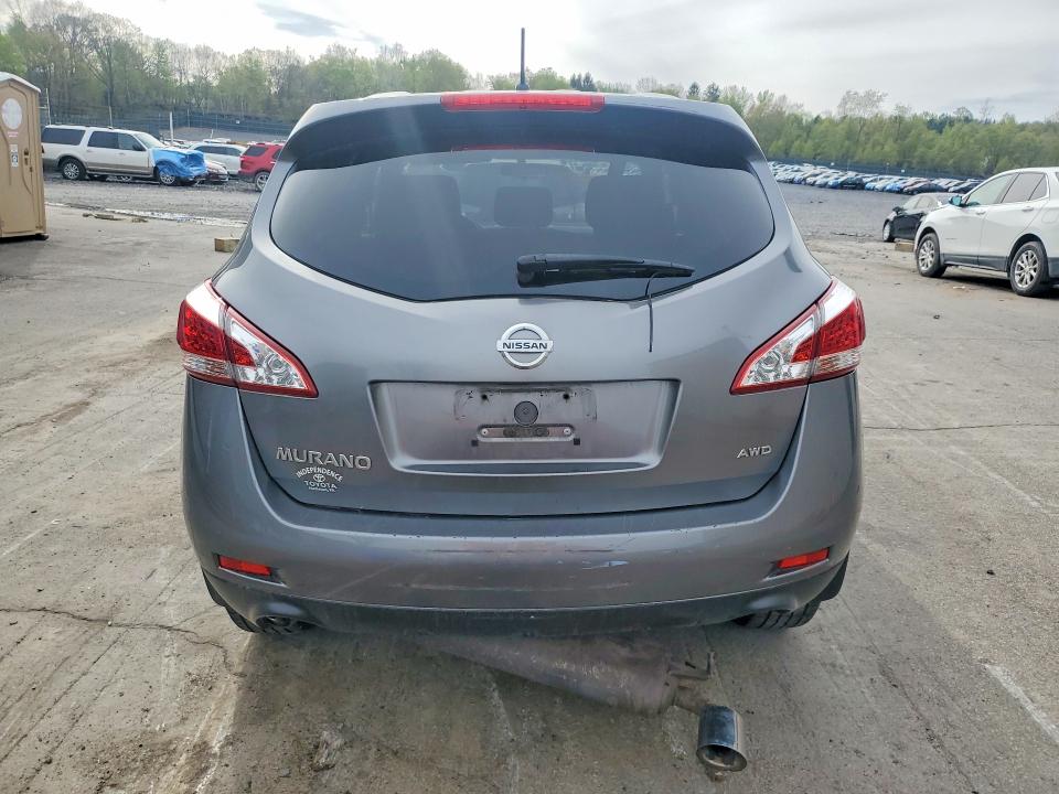 2013 Nissan Murano VIN JN8AZ1MW9DW318513 COPART salvage auction — UNDERCARRIAGE, Salvage Title, sold $400 on 2026-07-15 (photo 6)