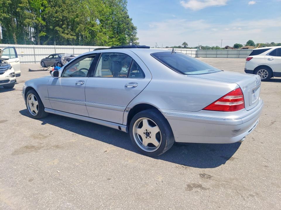 2001 Mercedes-benz S class VIN WDBNG73J51A202955 COPART salvage auction — FRONT END, NJ - DEALER ONLY CLEAN TITLE, sold $325 on 2026-07-21 (photo 2)