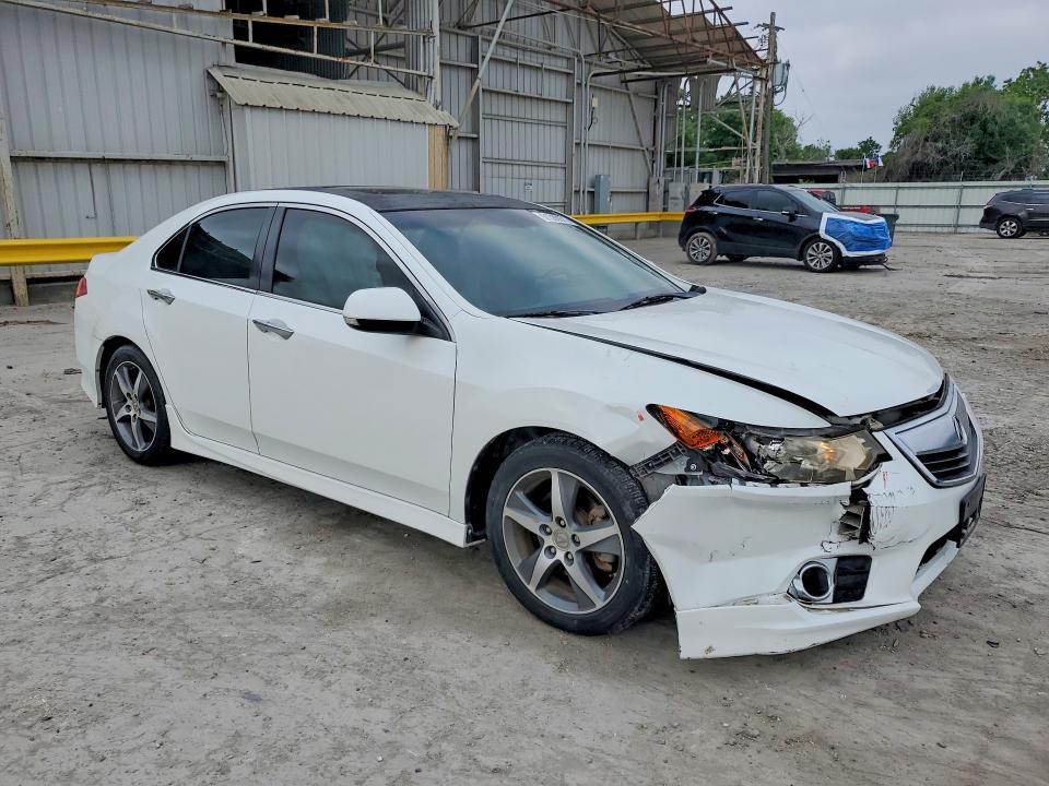 2013 Acura Tsx VIN JH4CU2F84DC008566 COPART salvage auction — FRONT END, Tx - Salvage Vehicle Title, sold $50 on 2026-07-28 (photo 4)