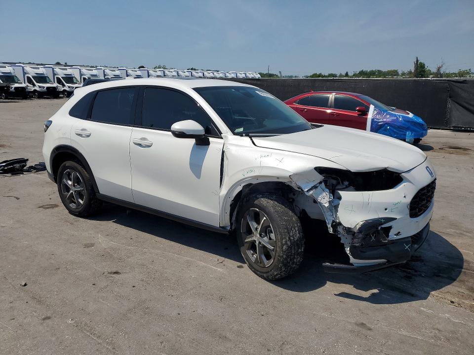 2025 Honda Hr-v VIN 3CZRZ1H73SM721878 COPART salvage auction — FRONT END, Fl - Cert Of Title Slvg Rebuildable, sold $9,300 on 2026-07-30 (photo 4)