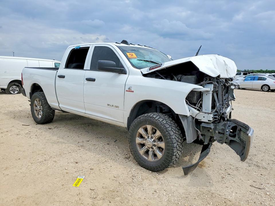 2022 Ram 2500 VIN 3C6UR5CLXNG220654 COPART salvage auction — FRONT END, Tx - Salvage Vehicle Title, sold $10,900 on 2026-07-16 (photo 4)