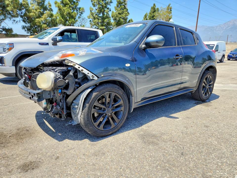 2012 Nissan Juke VIN JN8AF5MR1CT104299 COPART salvage auction — FRONT END, Ca - Salvage Certificate, sold $575 on 2026-07-30 (photo 1)