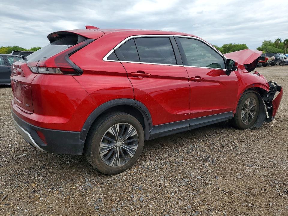 2022 Mitsubishi VIN JA4ATWAA8NZ001657 COPART salvage auction — FRONT END, Tx - Salvage Vehicle Title, sold $2,750 on 2026-07-22 (photo 3)