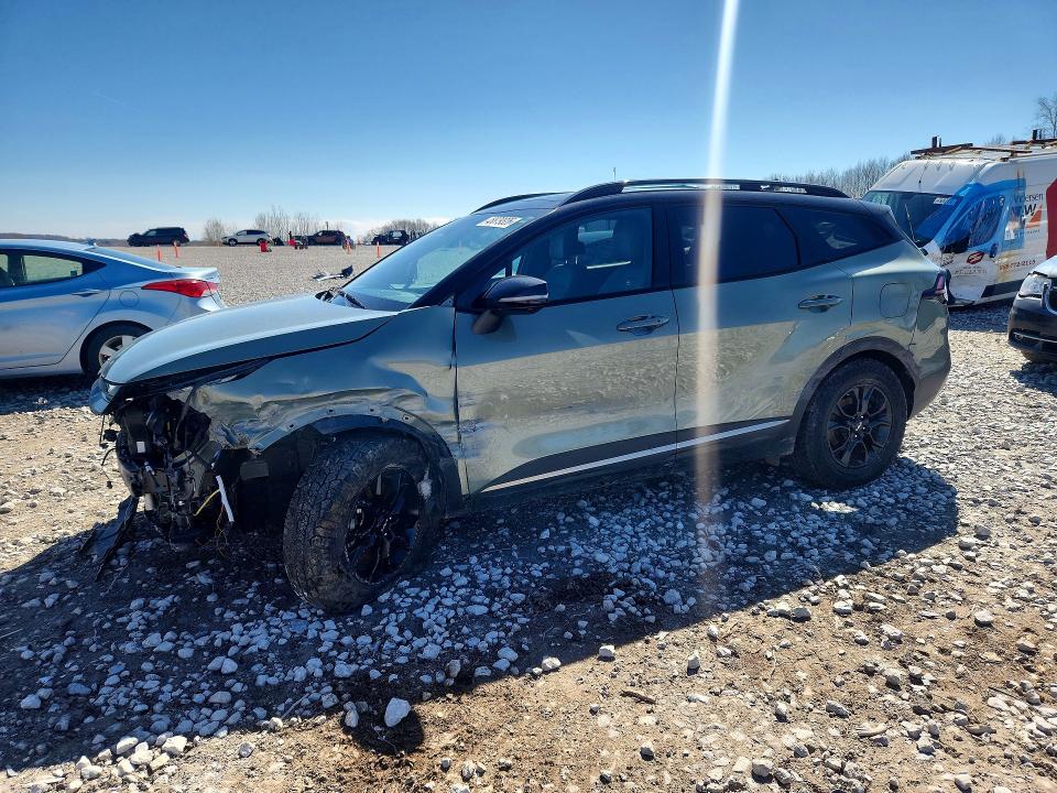2023 Kia VIN 5XYK7CAF1PG048166 COPART salvage auction — FRONT END, Mi - Cert Of Title-Salvage Vehicle, sold $6,900 on 2026-07-09 (photo 1)