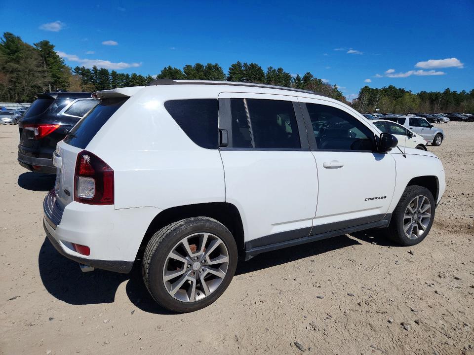 2016 Jeep Compass VIN 1C4NJCBA8GD783999 COPART salvage auction — REAR END, Pa - Certificate Of Salvage, sold $950 on 2026-07-02 (photo 3)