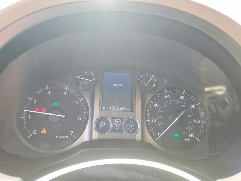 2014 Lexus Gx VIN JTJJM7FX9E5067337 COPART salvage auction — FRONT END, Tx - Salvage Vehicle Title, sold $9,200 on 2026-07-02 (photo 9)