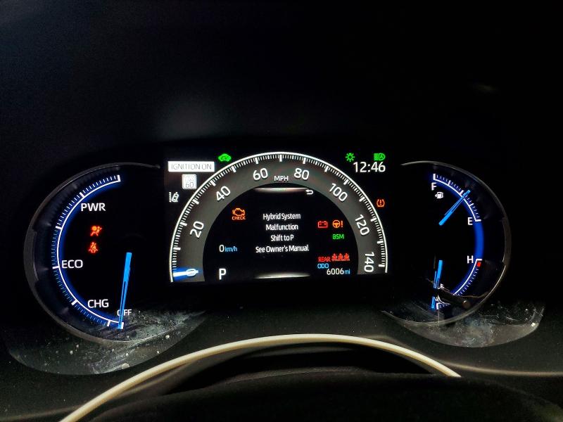 2025 Toyota Rav4 hybrid VIN JTMRWRFV8SJ075071 COPART salvage auction — ALL OVER, VA - CERT OF TITLE - SALVAGE, sold $13,700 on 2026-08-20 (photo 9)