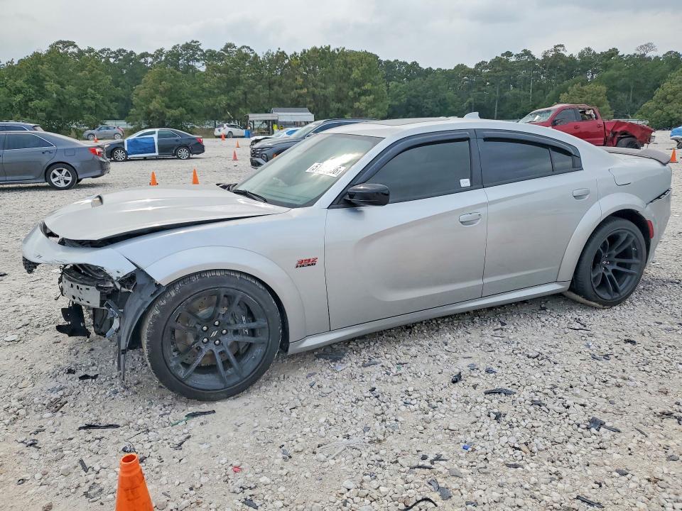 2023 Dodge Charger VIN 2C3CDXGJ3PH531678 COPART salvage auction — FRONT END, TX - CERTIFICATE OF TITLE, sold $9,000 on 2026-07-28 (photo 1)