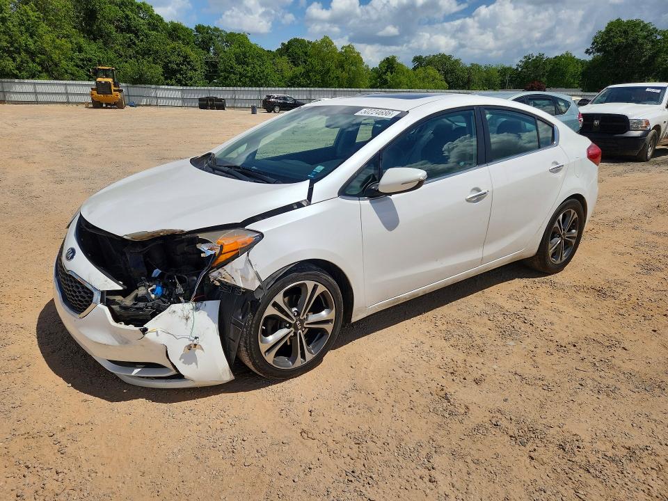 2014 Kia Forte VIN KNAFZ4A80E5065305 COPART salvage auction — FRONT END, Fl - Cert Of Title Slvg Rebuildable, sold $1,150 on 2026-07-07 (photo 1)