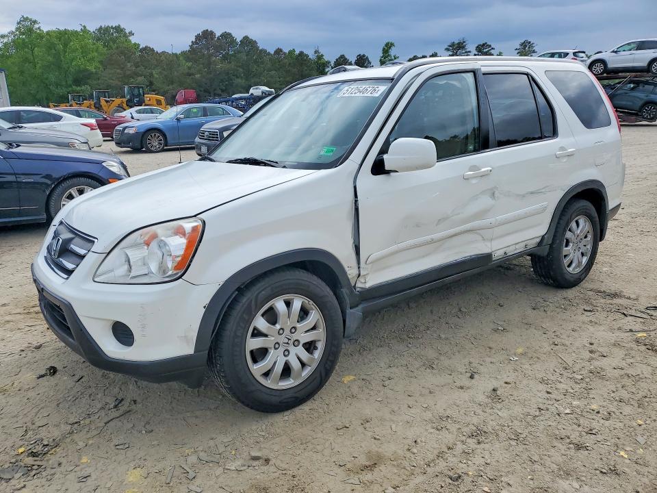 2005 Honda Cr-v VIN JHLRD78925C007273 COPART salvage auction — SIDE, Va - Certificate Of Title, sold $1,900 on 2026-07-07 (photo 1)