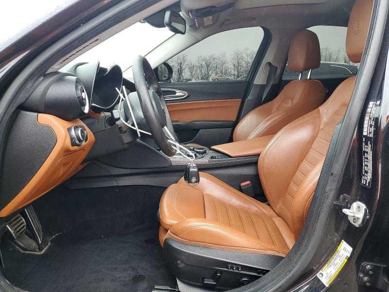 2019 Alfa romeo Giulia VIN ZARFANBN2K7604212 COPART salvage auction — FRONT END, Md - Cert Of Salvage > 75% Damage, sold $6,300 on 2026-07-14 (photo 7)
