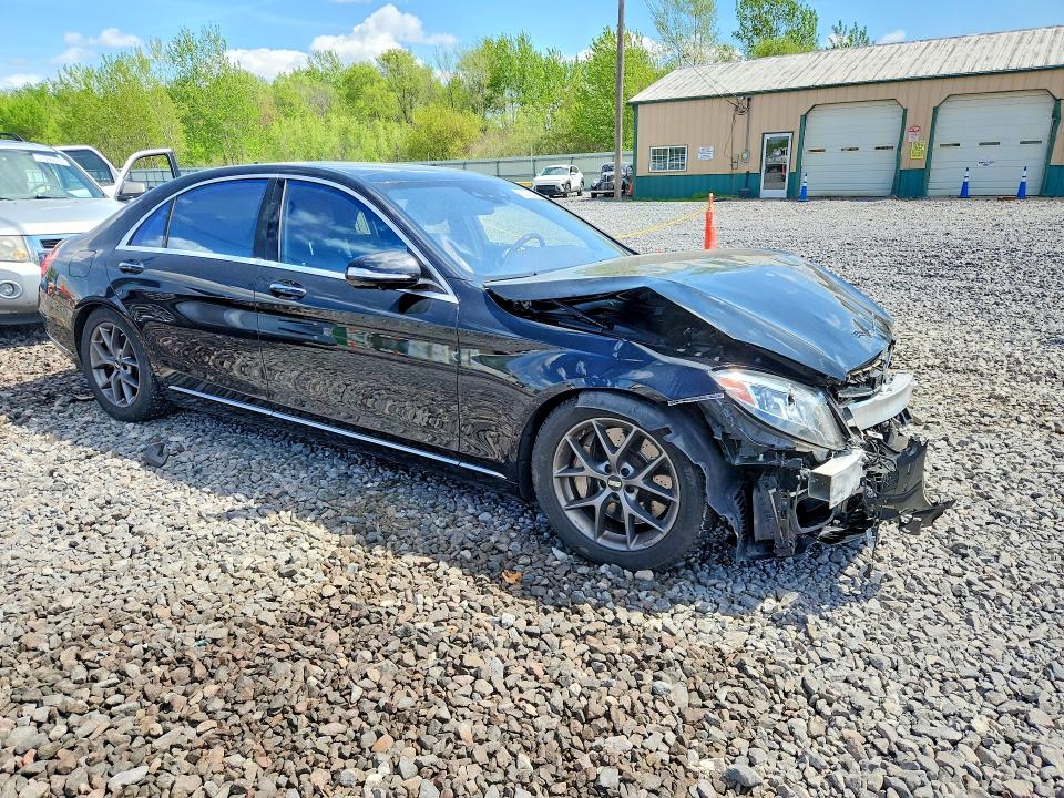 2015 Mercedes-benz S-klasse VIN WDDUG8FB7FA190635 COPART salvage auction — FRONT END, Il - Salvage Certificate, sold $4,550 on 2026-07-27 (photo 4)