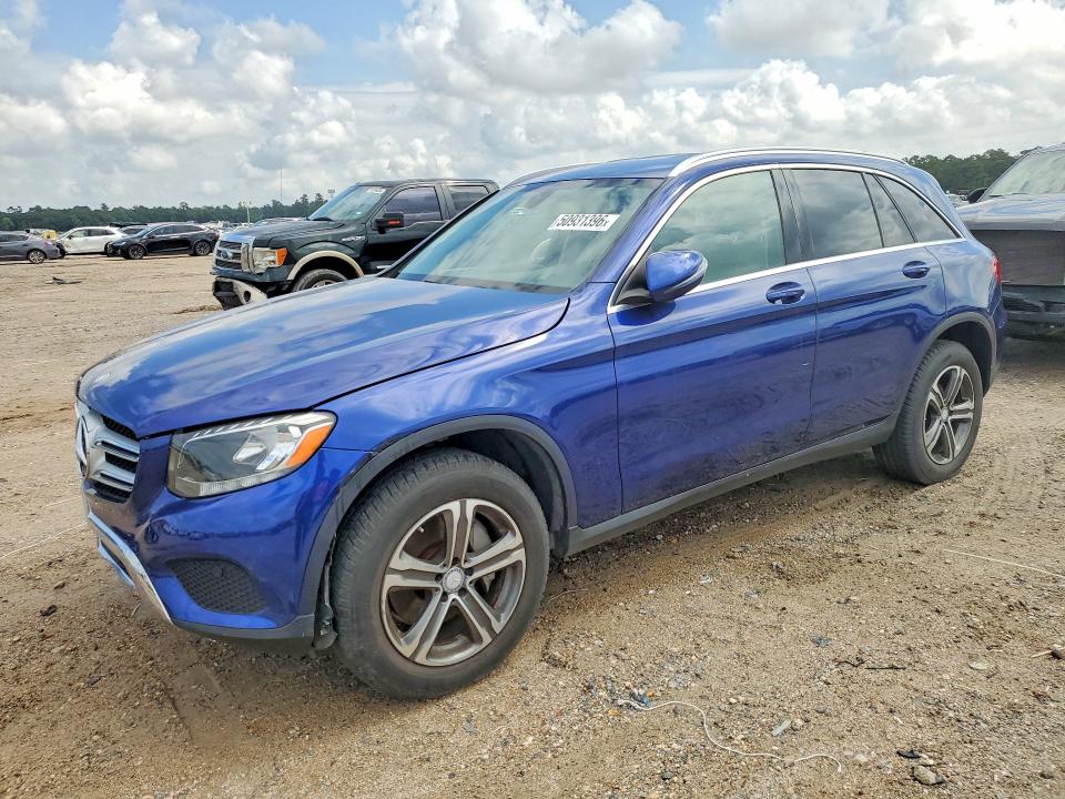 2017 Mercedes-benz Glc VIN WDC0G4JB4HF132765 COPART salvage auction — FRONT END, Tx - Salvage Vehicle Title (P), sold $7,500 on 2026-07-28 (photo 1)