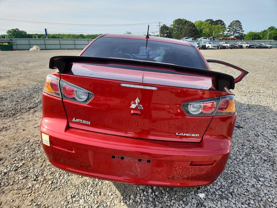 2017 Mitsubishi Lancer VIN JA32U2FU9HU011343 COPART salvage auction — FRONT END, Ca - Salvage Certificate, sold $350 on 2026-07-15 (photo 6)