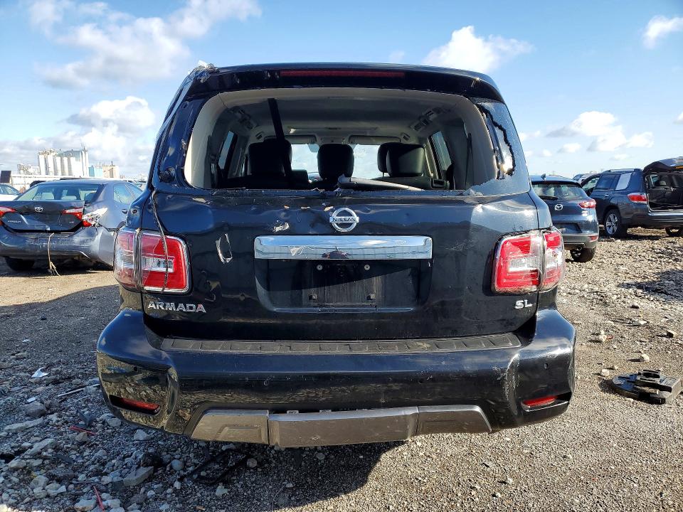 2020 Nissan Armada VIN JN8AY2ND4L9107688 COPART salvage auction — FRONT END, Il - Salvage Certificate, sold $3,150 on 2026-07-31 (photo 6)