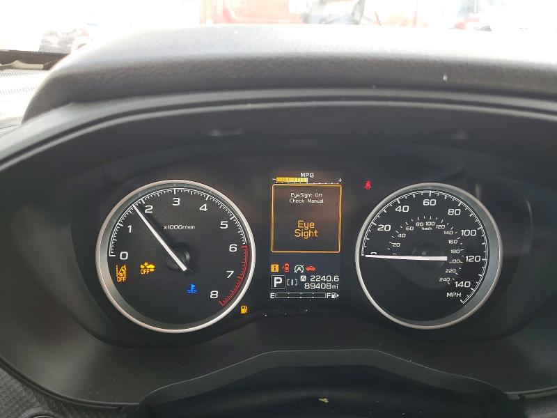 2019 Subaru Forester VIN JF2SKAEC6KH525890 COPART salvage auction — SIDE, IL - SALVAGE CERTIFICATE, sold $4,850 on 2026-07-28 (photo 9)