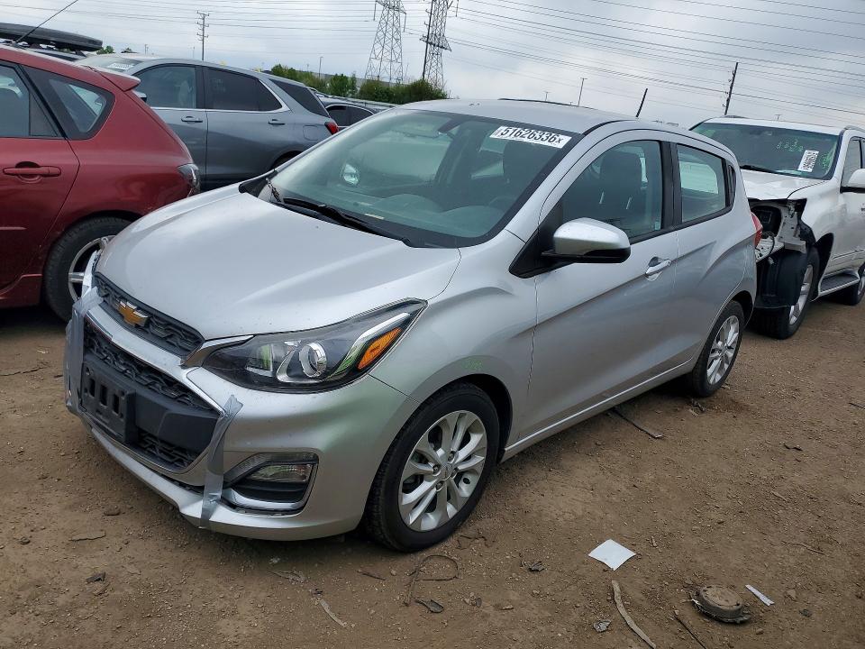 2020 Chevrolet Spark VIN KL8CD6SA7LC449018 COPART salvage auction — FRONT END, Il - Salvage Certificate, sold $925 on 2026-07-07 (photo 1)