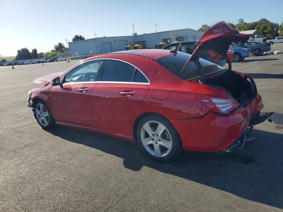 2016 Mercedes-benz Cla-klasse VIN WDDSJ4EBXGN311249 COPART salvage auction — FRONT END, Ca - Salvage Certificate, sold $800 on 2026-08-10 (photo 2)