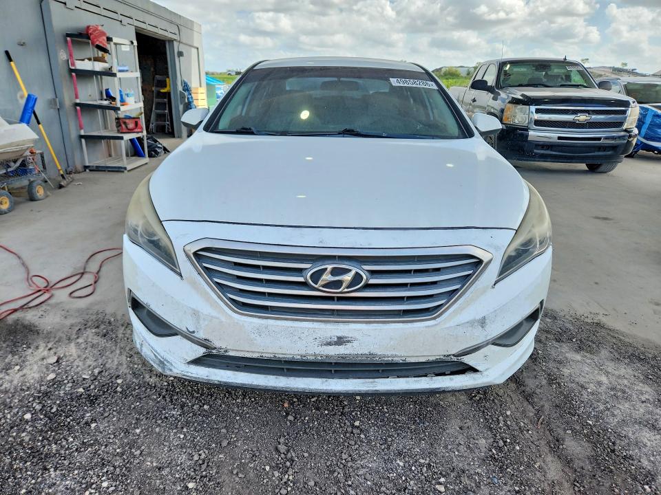 2016 Hyundai Sonata VIN 5NPE24AF5GH394814 COPART salvage auction — FRONT END, Fl - Certificate Of Title, sold $1,450 on 2026-07-03 (photo 5)