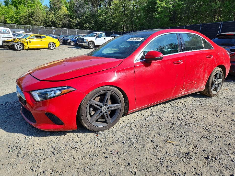 2019 Mercedes-benz A-klasse VIN WDD3G4FB9KW022478 COPART salvage auction — UNDERCARRIAGE, Md - Cert Of Salvage > 75% Damage, sold $225 on 2026-07-24 (photo 1)