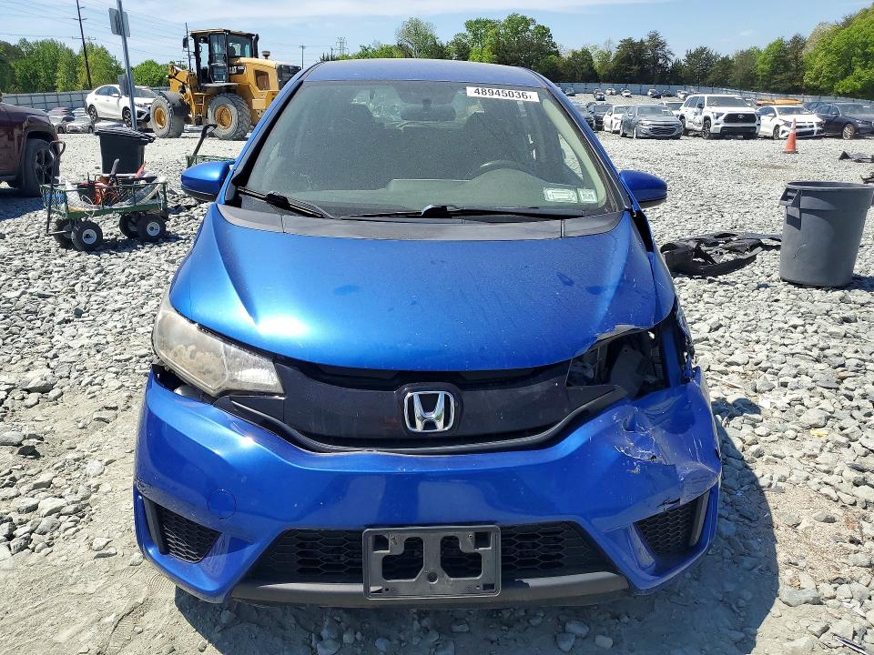 2017 Honda Fit VIN JHMGK5H5XHS001919 COPART salvage auction — FRONT END, Nc - Salvage Certificate Of Title, sold $150 on 2026-07-22 (photo 5)