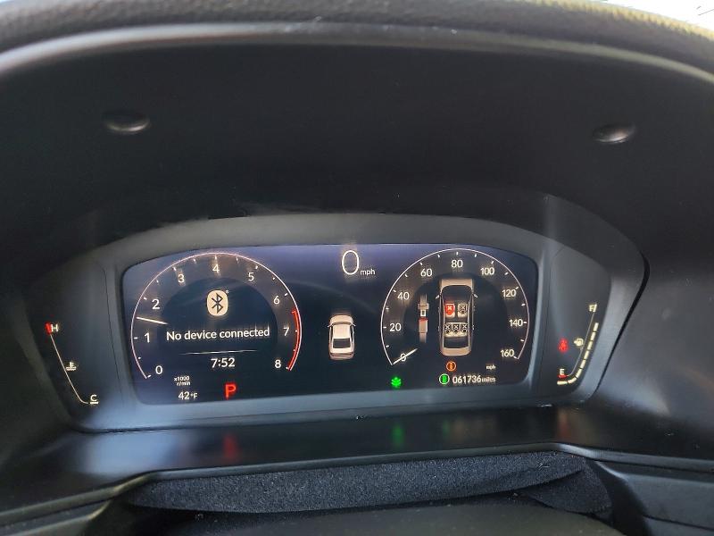 2023 Honda Accord VIN 1HGCY1F31PA054300 COPART salvage auction — HAIL, Il - Salvage Certificate, sold $7,600 on 2026-07-03 (photo 9)