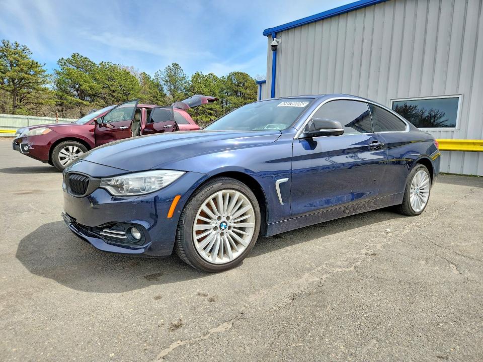 2014 BMW 4 series VIN WBA3R5C50EK187899 COPART salvage auction — MINOR DENT/SCRATCHES, WV - CERTIFICATE OF TITLE, sold $2,250 on 2026-07-07 (photo 1)