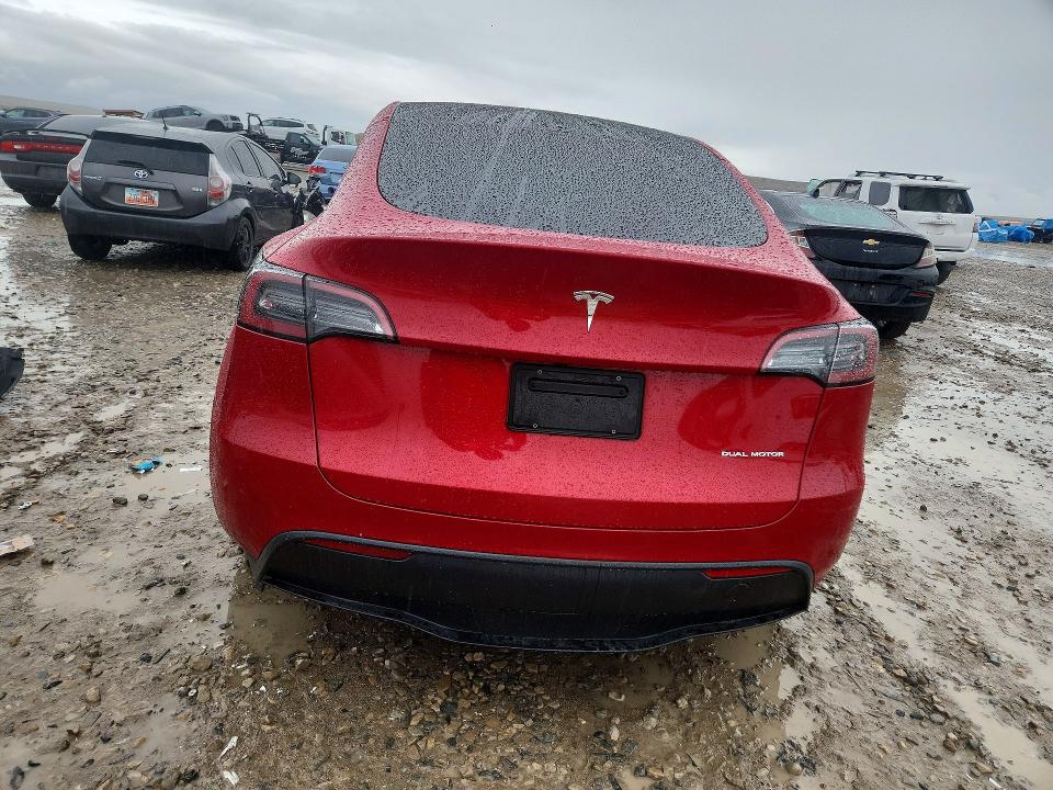 2023 Tesla Model y VIN 7SAYGAEE7PF776892 COPART salvage auction — FRONT END, Ut - Salvage Certificate, sold $12,200 on 2026-07-24 (photo 6)