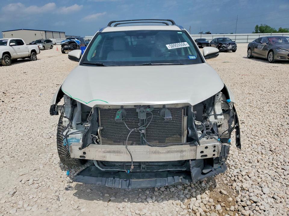 2019 Toyota Highlander VIN 5TDDZRFH2KS950689 COPART salvage auction — FRONT END, Tx - Salvage Vehicle Title, sold $2,100 on 2026-07-30 (photo 5)