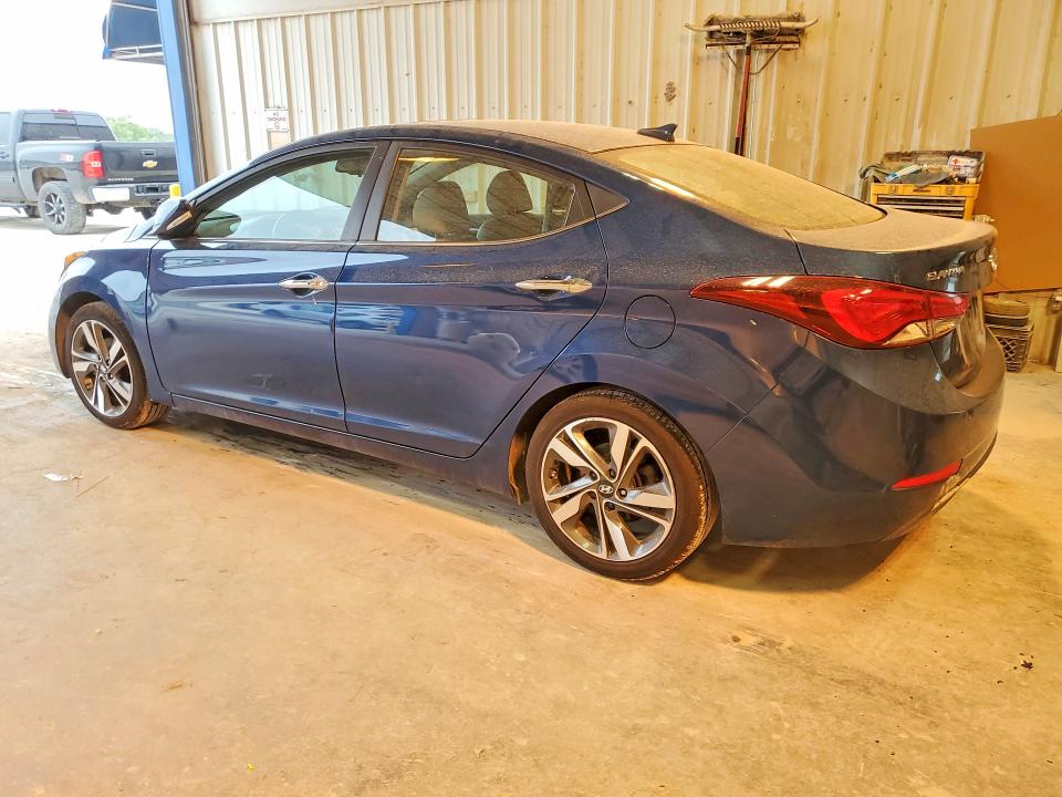 2015 Hyundai VIN KMHDH4AE0FU252212 COPART salvage auction — WATER/FLOOD, TX, sold $150 on 2026-07-24 (photo 2)