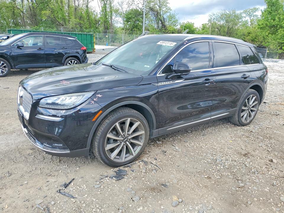 2020 Lincoln Corsair VIN 5LMCJ2DH1LUL22920 COPART salvage auction — SIDE, Md - Cert Of Salvage > 75% Damage, sold $5,600 on 2026-07-23 (photo 1)