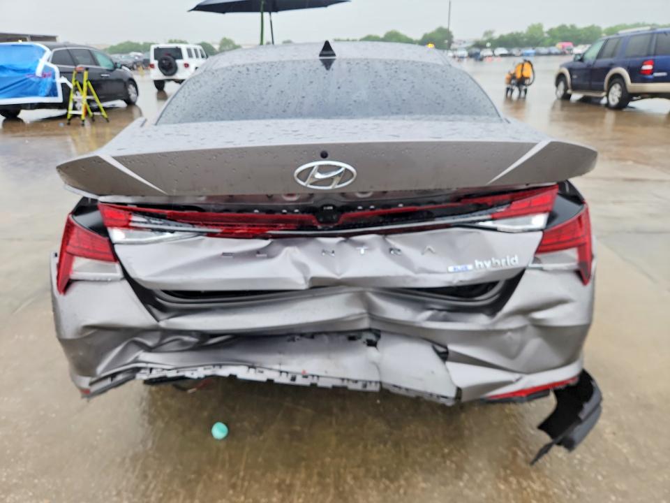 2022 Hyundai Elantra VIN KMHLM4AJ6NU028803 COPART salvage auction — FRONT END, Tx - Certificate Of Title, sold $3,450 on 2026-07-09 (photo 6)