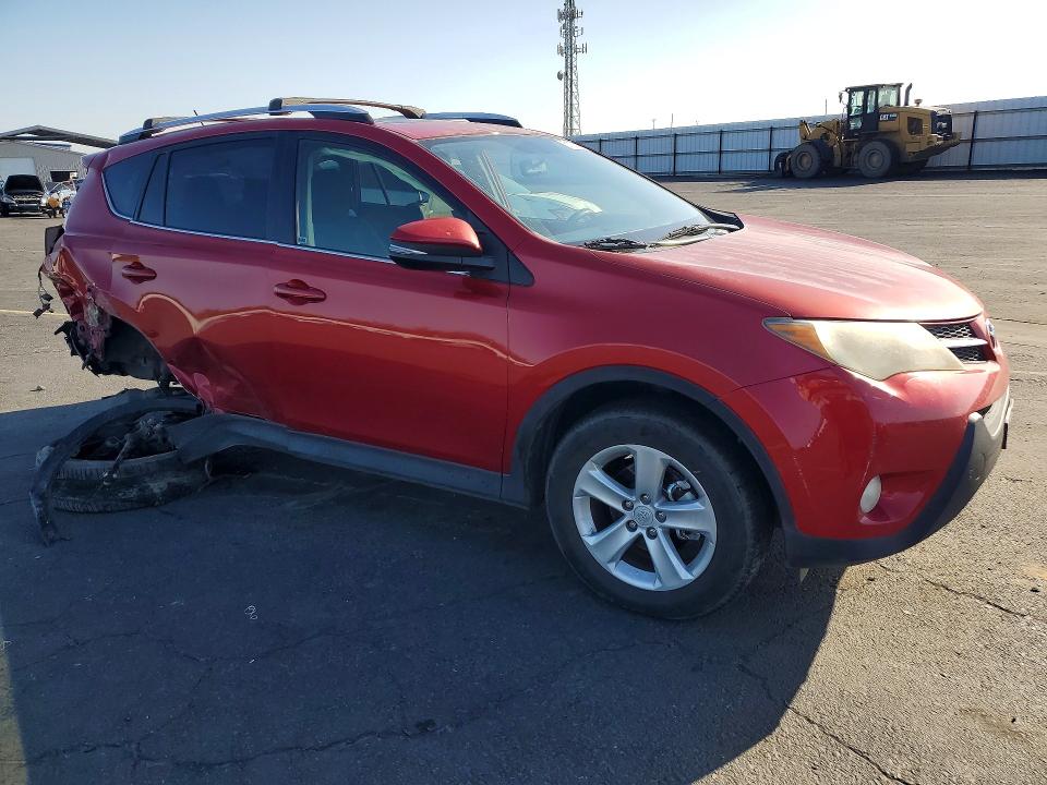2013 Toyota Rav 4 VIN JTMRFREV3D5011131 COPART salvage auction — REAR END, Salvage Title, sold $2,600 on 2026-07-13 (photo 4)