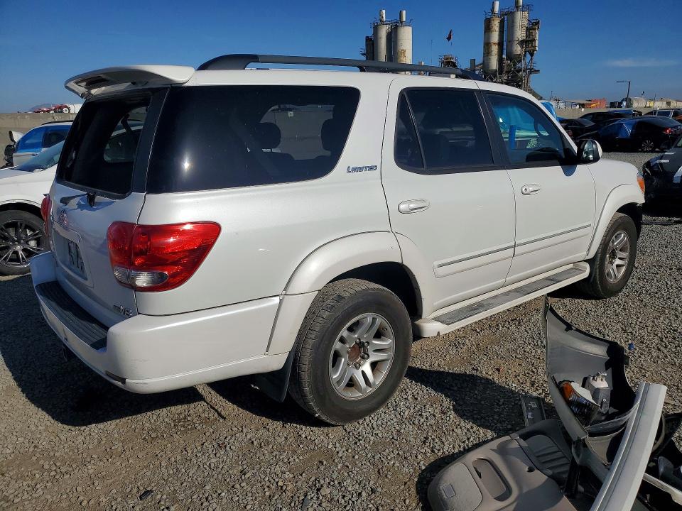 2006 Toyota Sequoia VIN 5TDZT38A86S273934 COPART salvage auction — FRONT END, Ca - Salvage Certificate, sold $1,850 on 2026-07-10 (photo 3)