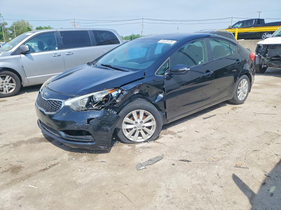 2016 Kia Forte VIN KNAFX4A65G5476741 COPART salvage auction — FRONT END, In - Cert Of Title-Salvage Title, sold $700 on 2026-07-08 (photo 1)