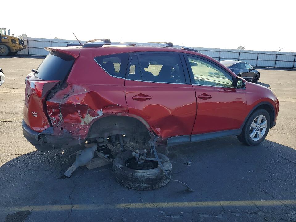 2013 Toyota Rav 4 VIN JTMRFREV3D5011131 COPART salvage auction — REAR END, Salvage Title, sold $2,600 on 2026-07-13 (photo 3)