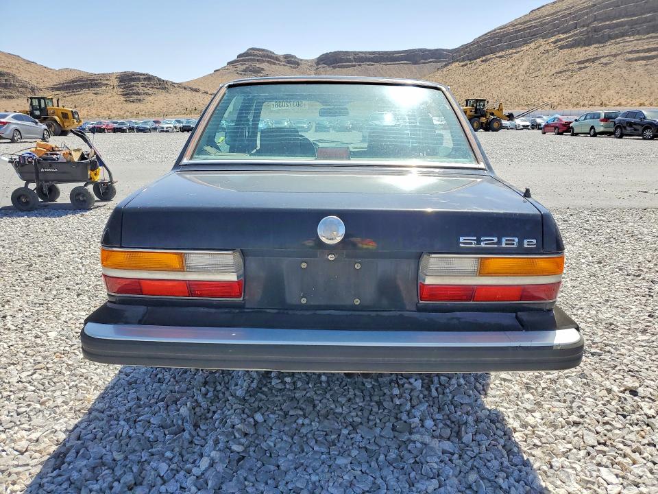 1988 BMW 5er VIN WBADK830XJ9890278 COPART salvage auction — MECHANICAL, Nv - Salvage Title, sold $375 on 2026-07-22 (photo 6)