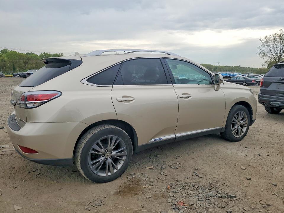 2013 Lexus Rx VIN JTJBC1BA1D2448928 COPART salvage auction — SIDE, Md - Cert Of Salvage > 75% Damage, sold $225 on 2026-06-30 (photo 3)