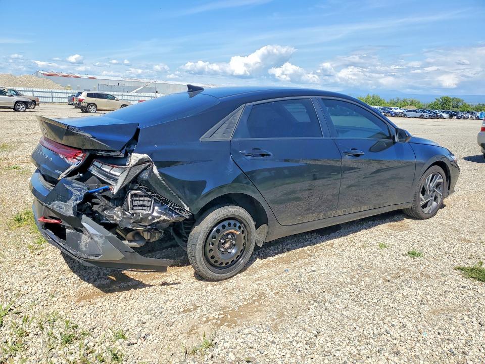 2025 Hyundai Elantra VIN KMHLM4DJ1SU150976 COPART salvage auction — REAR END, Ca - Salvage Certificate, sold $6,700 on 2026-07-04 (photo 3)